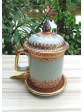 porcelain Coffee Tea​ Mug​ celadon in silk box collection